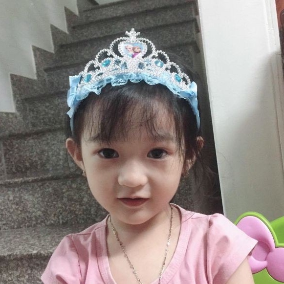 Vương Miện Elsa, Anna, Cài Tóc Hình Công Chúa Cho Bé Dễ Thương, Chất Đẹp Đính Đá