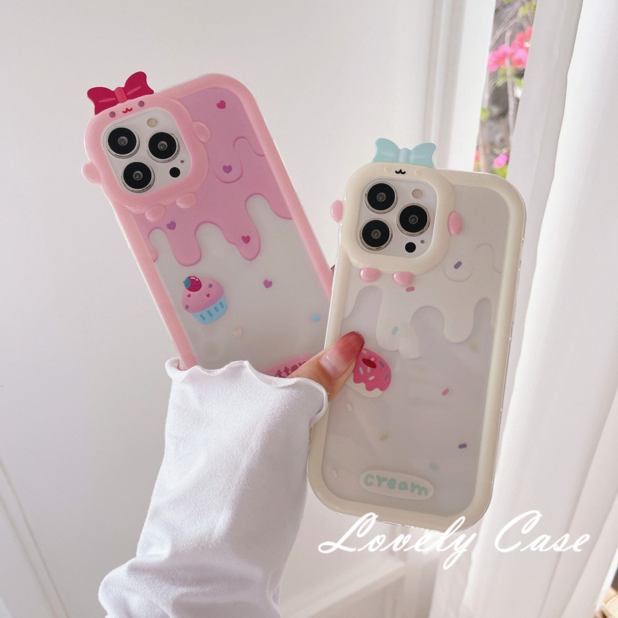 IPhone 14 13 12 11 Pro Max SE 2020 X Xr Xs Max 8 7 PlusỐp Điện Thoại Mềm Họa Tiết Bánh Tráng Miệng Cho