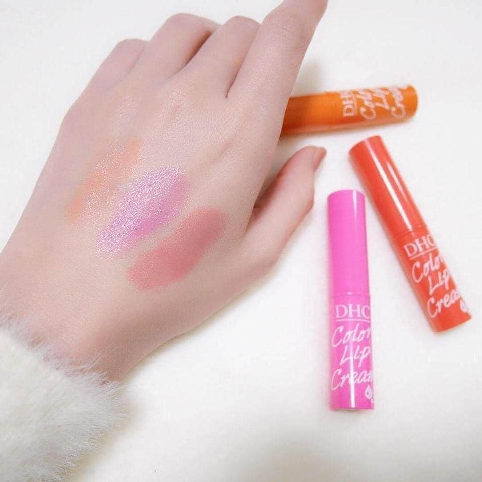 (Mẫu mới) Son Dưỡng DHC Color Lip Cream mềm mịn môi
