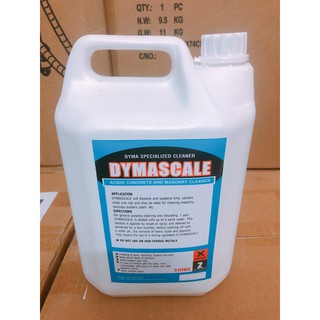 Hóa chất làm mềm xi măng, làm trắng ron xi măng và tẩy rỉ sét Dyma scale can 5l