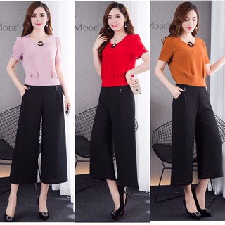 [MÃ SST12381 GIẢM 20K ĐƠN 0Đ] sét bộ ống rộng thời trang hot - SBR19