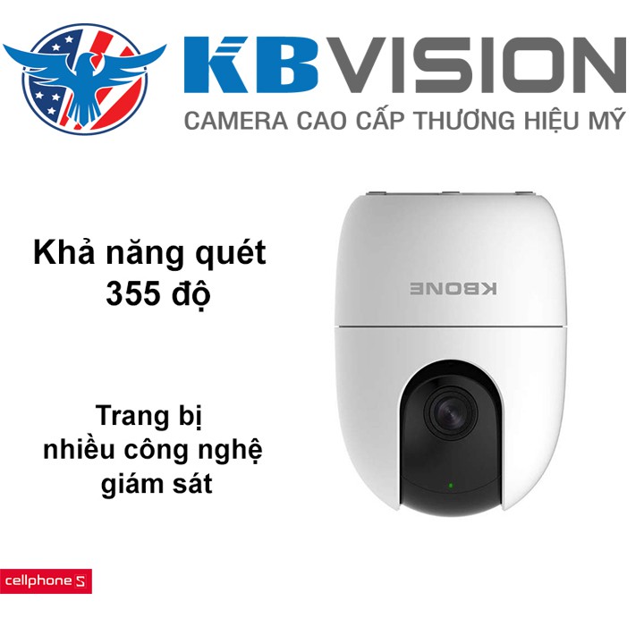 Camera Wifi KBONE H21PW Full HD_Camera Xoay 360_Đàm Thoại Hai Chiều, Phát Hiện Chuyển Động - BẢO HÀNH 24 THÁNG | BigBuy360 - bigbuy360.vn