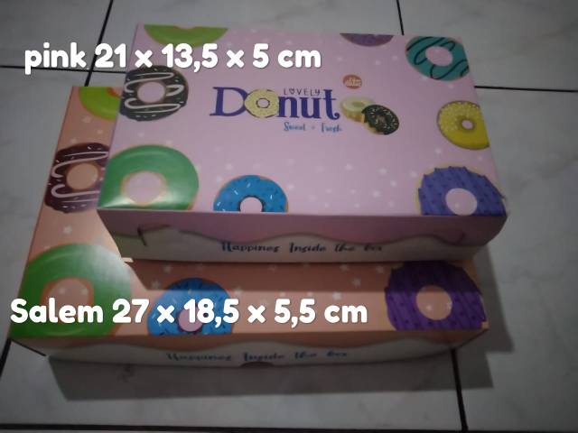 Hộp Đựng Bánh Donut 21x13.5x5 cm / / Hộp 6 / / Hộp