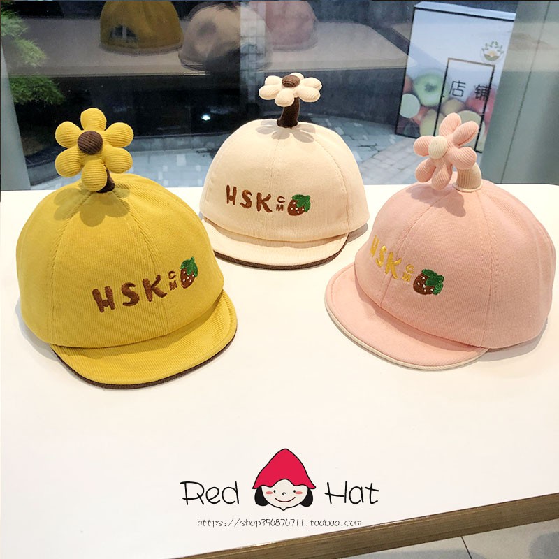 Mũ Lưỡi Trai Họa Tiết Chữ Thêu Đáng Yêu Cho Trẻ Em