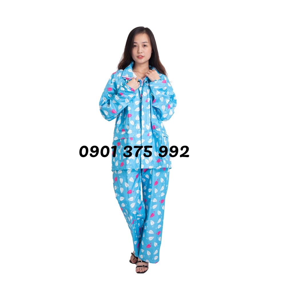 Bộ Áo Mưa Họa Tiết Dễ Thương Cho Bạn Nữ