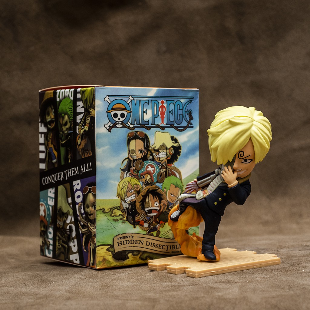 Mô hình One Piece blind box Luffy, Zoro, Sanji, Ussop, Chopper, Nico Robin, mô hình nhân vật onepiece