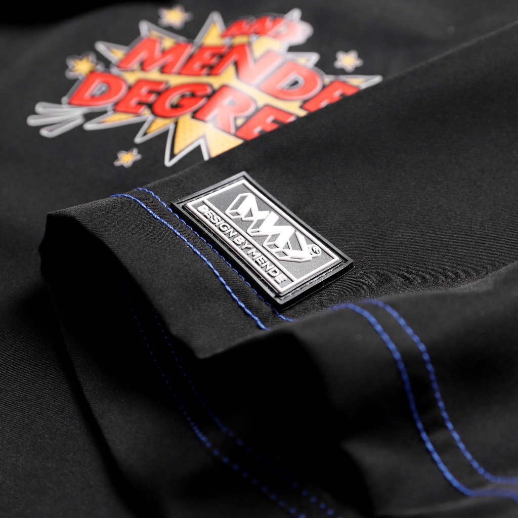 MENDE - Sport Car Collab - Áo sơ mi đen hợp tác vui vẻ với Degrey