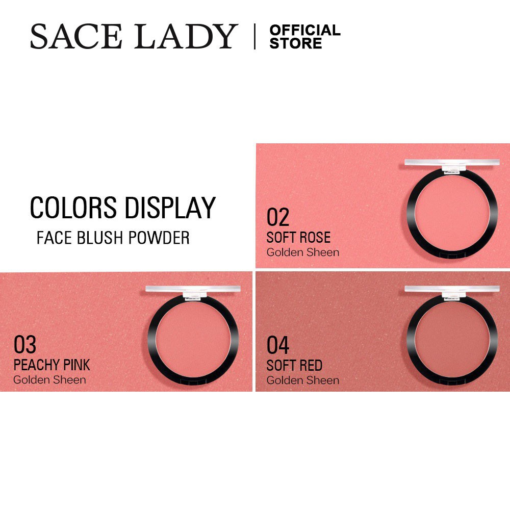 Phấn Má Hồng SACE LADY Dạng Nén Lâu Trôi Làm Sáng Da Cao Cấp 6g | BigBuy360 - bigbuy360.vn