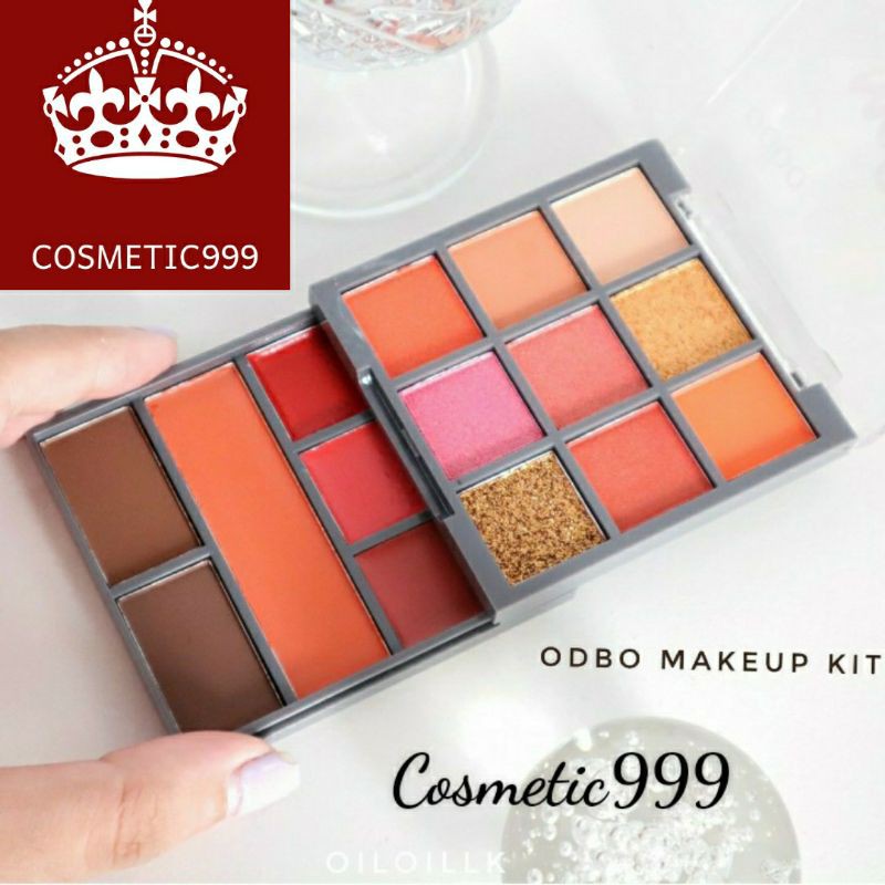 Bảng phấn mắt odbo, bộ makeup kit thái lan chính hãng Cosmetic999