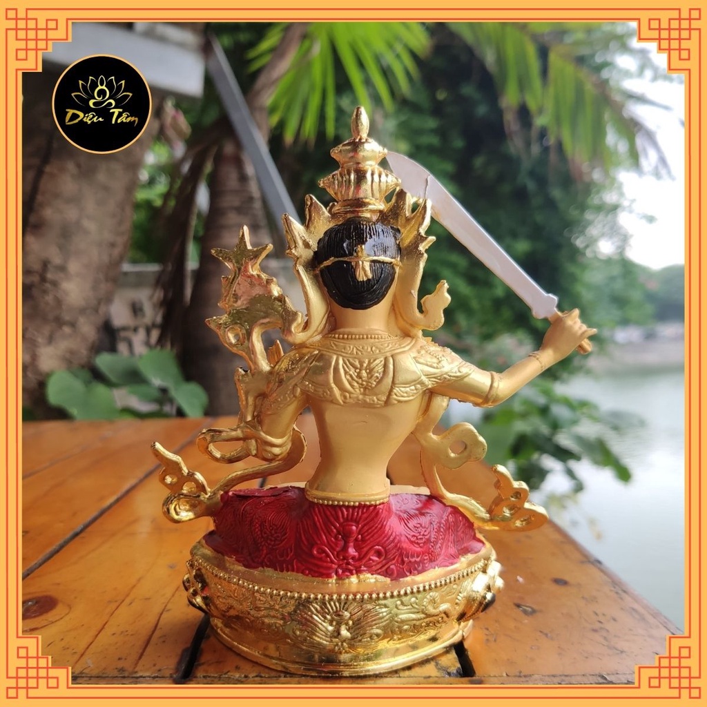Tượng phật văn thù bồ tát mật tông Tây Tạng thờ cúng , tượng phật để ô tô