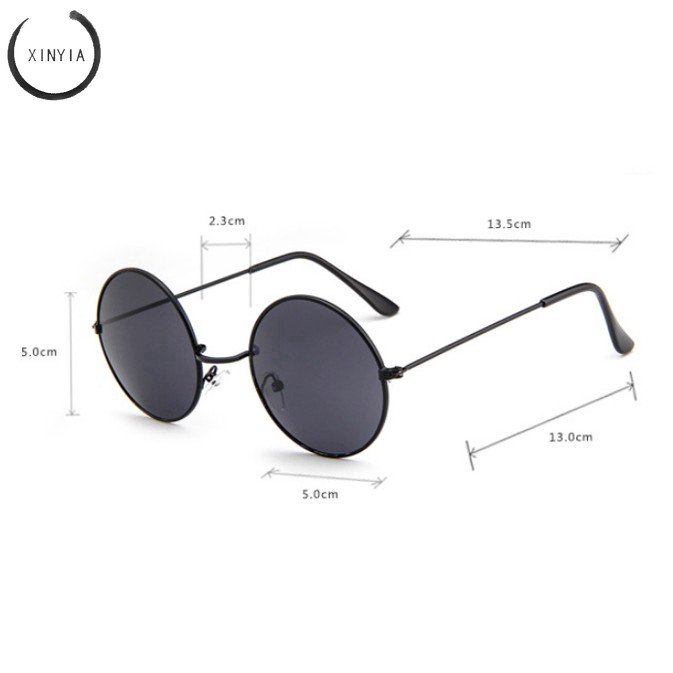 Kính mát gọng oval phong cách retro vintage