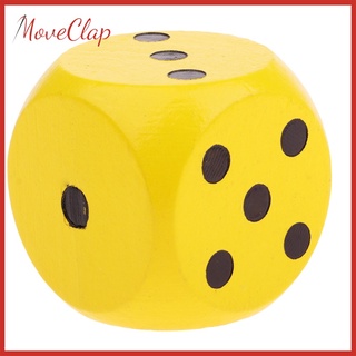 Xúc Xắc Đồ Chơi Bằng Gỗ Màu Xanh Dương Cỡ Lớn 5cm Lzdxwcke3