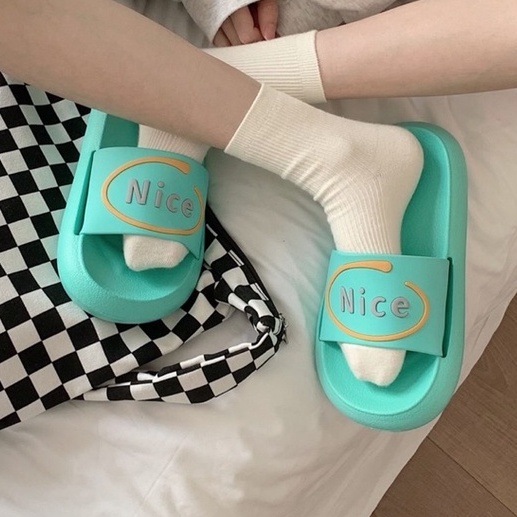 Dép Ulzzang - Dép Quai Ngang Bánh Mì NICE chuẩn hàng quảng châu Nam Nữ