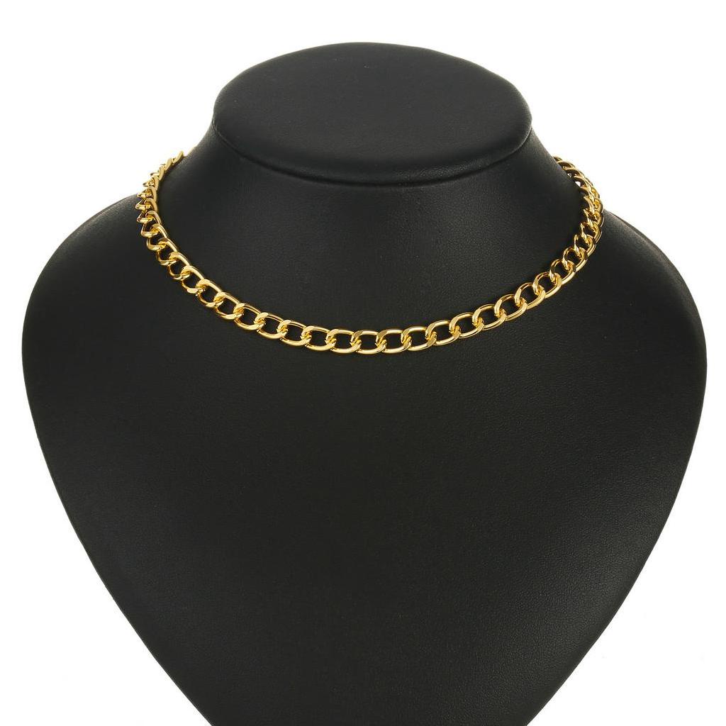 Vòng Cổ Choker Bằng Kim Loại Nhiều Màu Sắc Thời Trang Cho Nữ