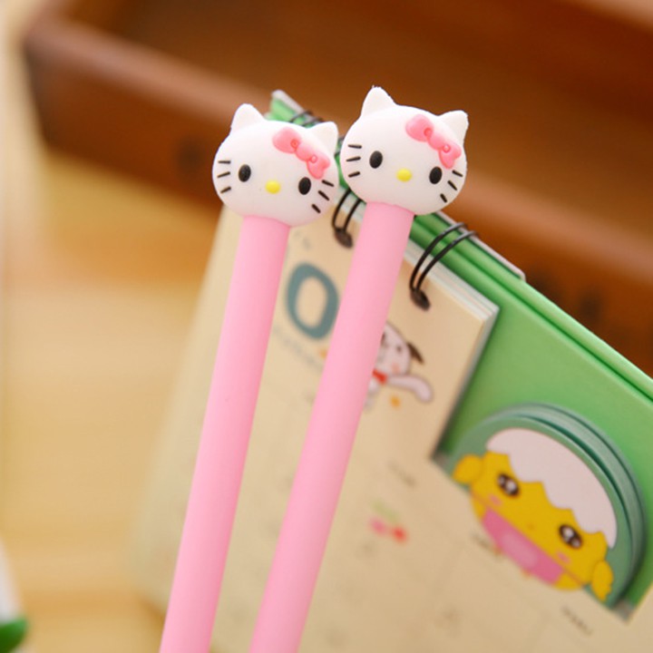 Bút nước mèo hello kitty cute đầu tròn hồng