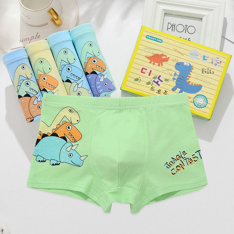 4 Quần chip bé trai, chíp đùi trẻ em chất liệu cotton siêu mềm- Maruka Fashion thế giới đồ chíp trẻ em