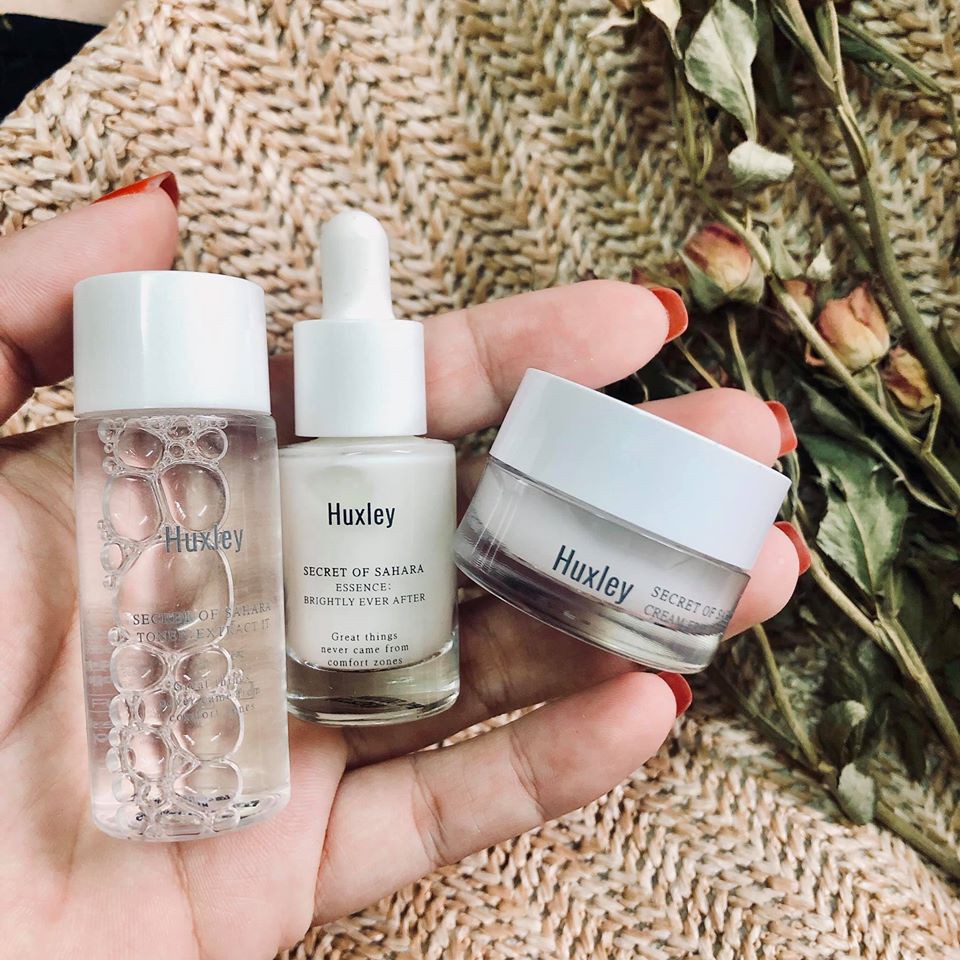 Set Dưỡng Da Huxley Mini (Toner Mini, Kem Huxley Mini, Serum Huxley Mini)