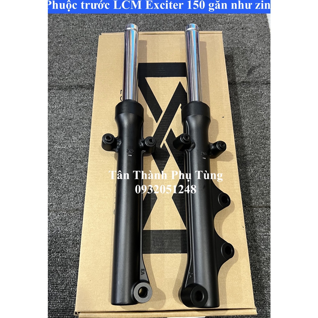 Phuộc trước LCM Exciter 150-Ty Bạc chính hãng BH12 tháng, gắn như zin
