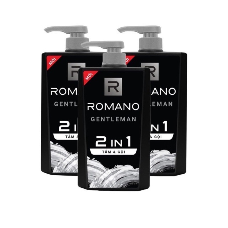 Tắm gội 2in1 Romano Gentlemen 650g