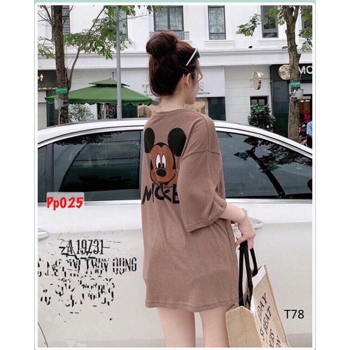 Áo Phông Siêu Đẹp 100% Cotton Freesize Chất Mịn Mát 46