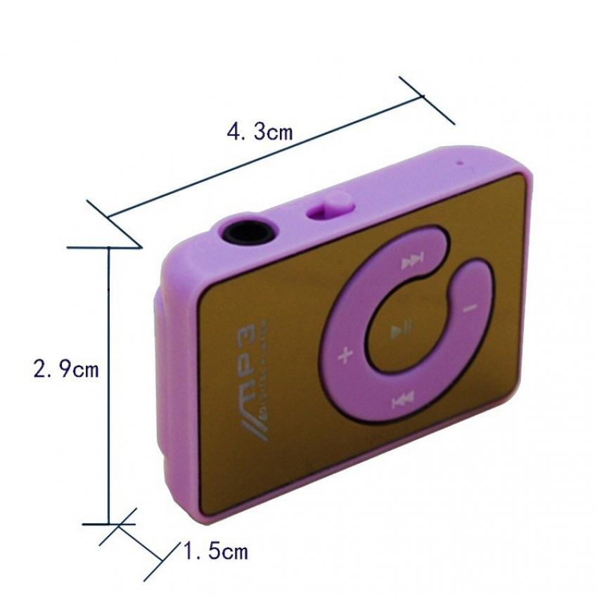 SL Mini Player MP3 Supporting 8GB TF Card with USB Cable