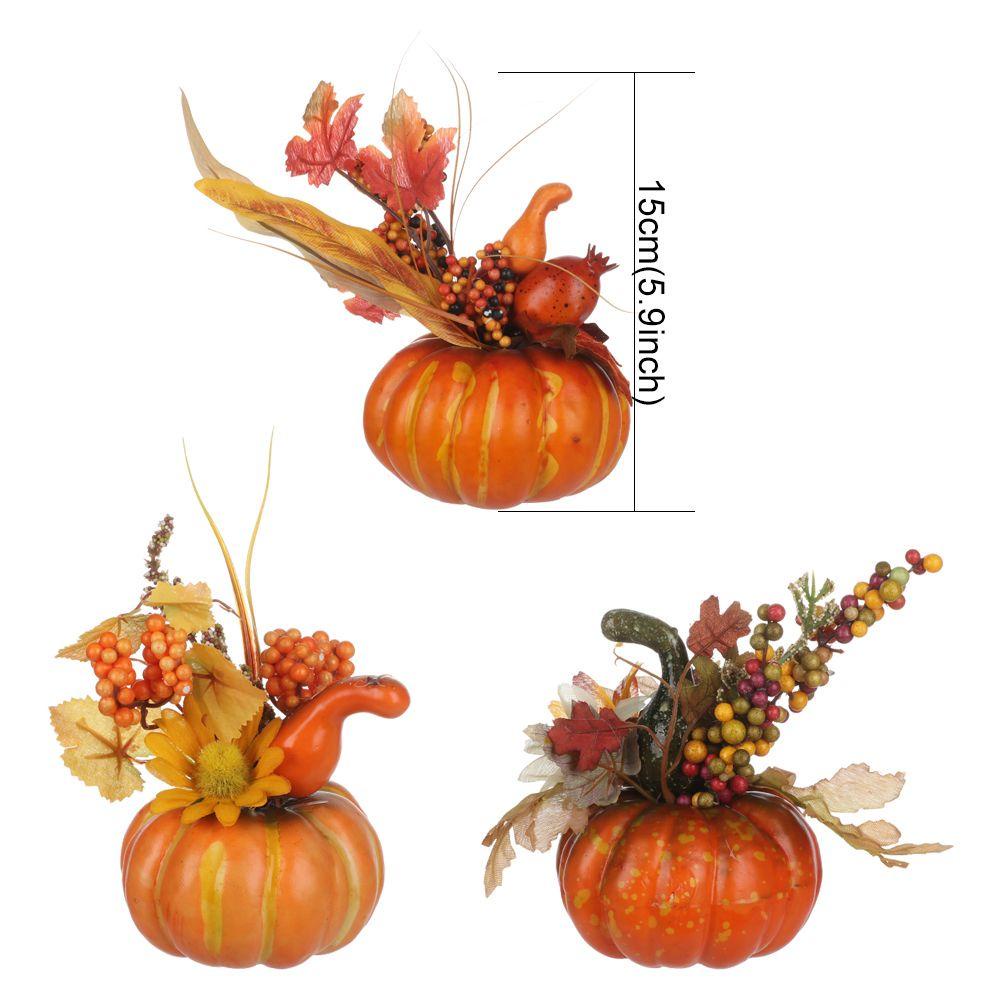 LONTIME Bí Ngô Giả 15CM Trang Trí Halloween