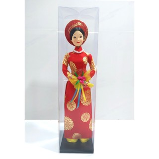 Búp bê áo dài truyền thống ((28cm x 8cm x 8cm)