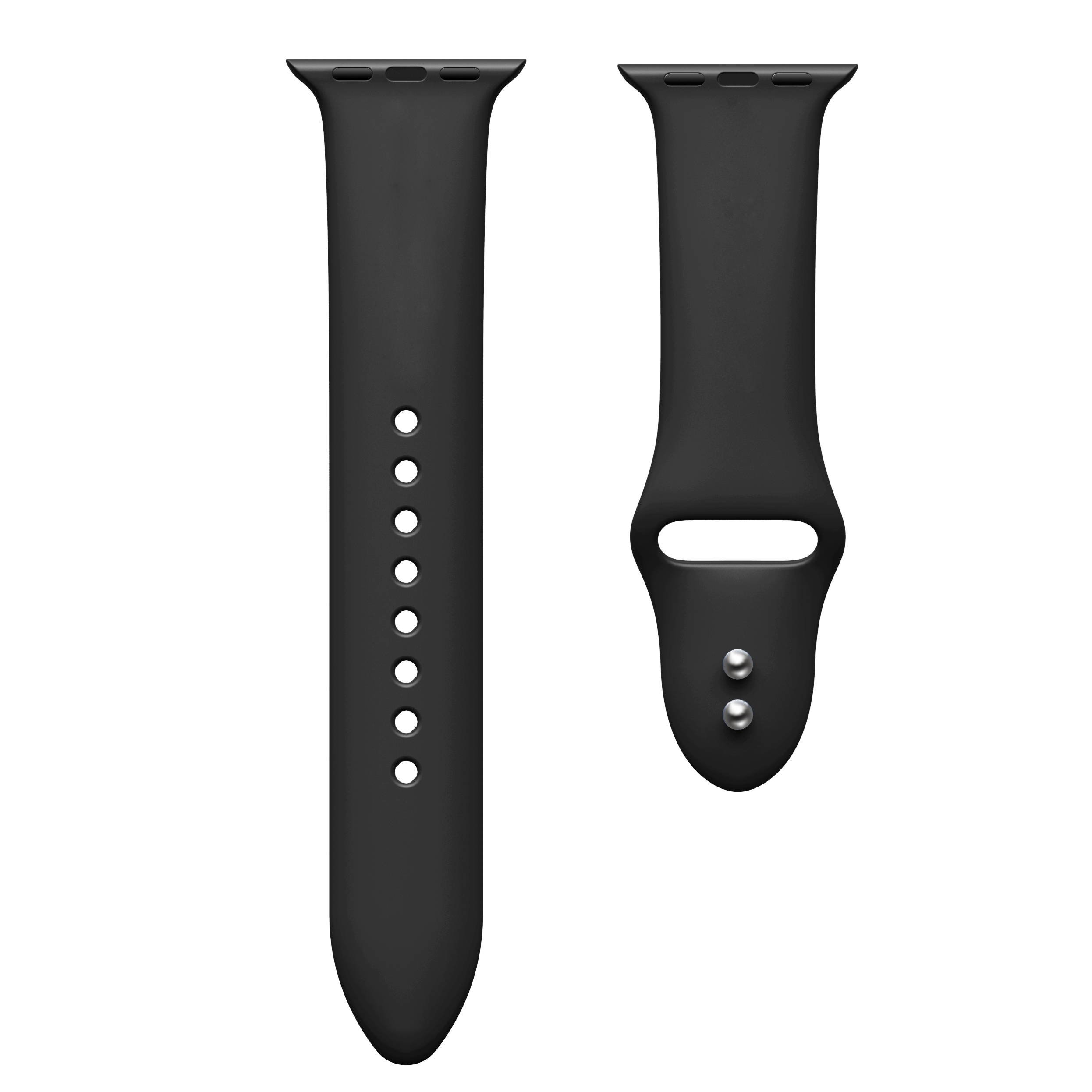 Dây Đeo Silicon Mềm Thoáng Khí Chống Mồ Hôi Cho Đồng Hồ Thông Minh Apple Watch Series 6 5 4 3 2 1 38 / 40 42 / 44mm