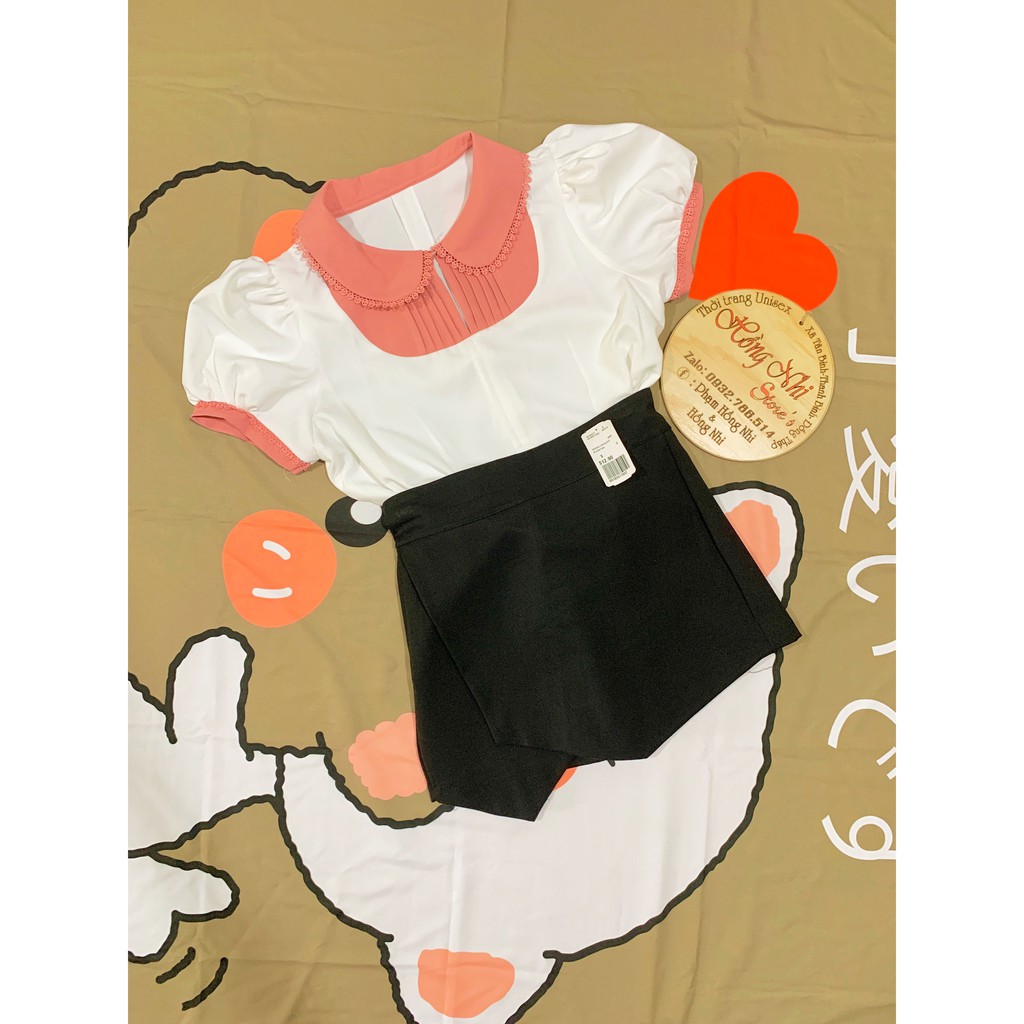 QUẦN GIẢ VÁY VẠC CHÉO 2 TÚI