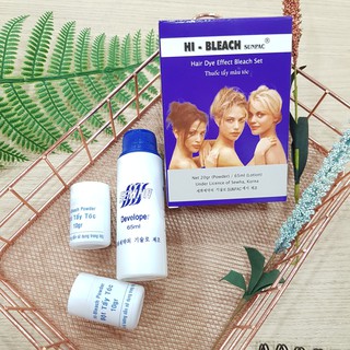 [FREE SHIP] Bột tẩy tóc Hi-Bleach tóc đen chuyển nâu hoặc vàng
