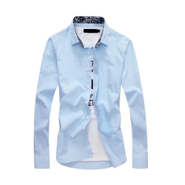 [SALE OFF] Sơ mi Nam dài tay cổ hoa màu đen | BigBuy360 - bigbuy360.vn