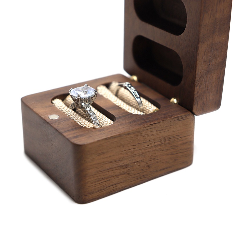 Hộp Đựng Nhẫn Cưới / Đính Hôn Đôi Sang Trọng