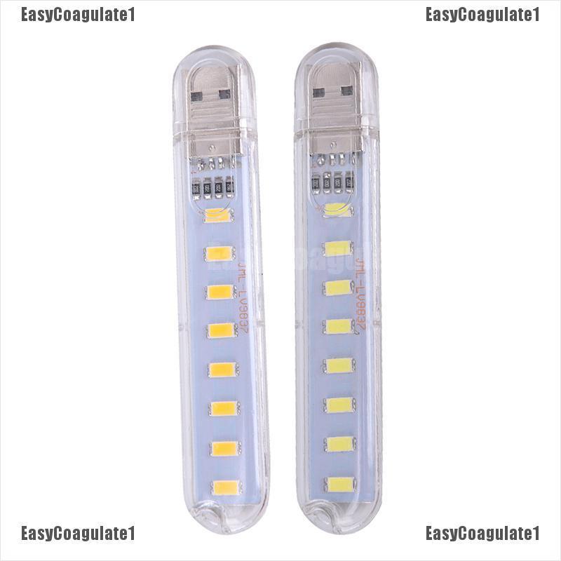 Đèn Led Usb Mini 5v 8 Bóng Tiện Dụng