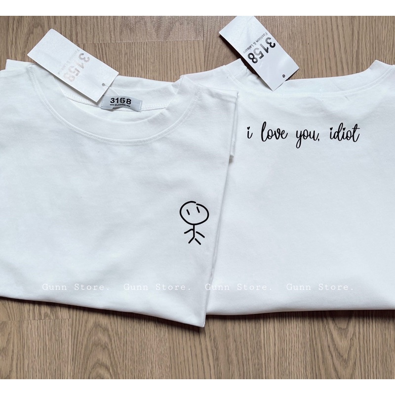 Áo Thun 3158 In Hình Tí Hon Form Rộng Unisex Chất Cotton Khô Loại 1, Thoáng Mát, Thấm Hút Mồ Hôi - GUNN