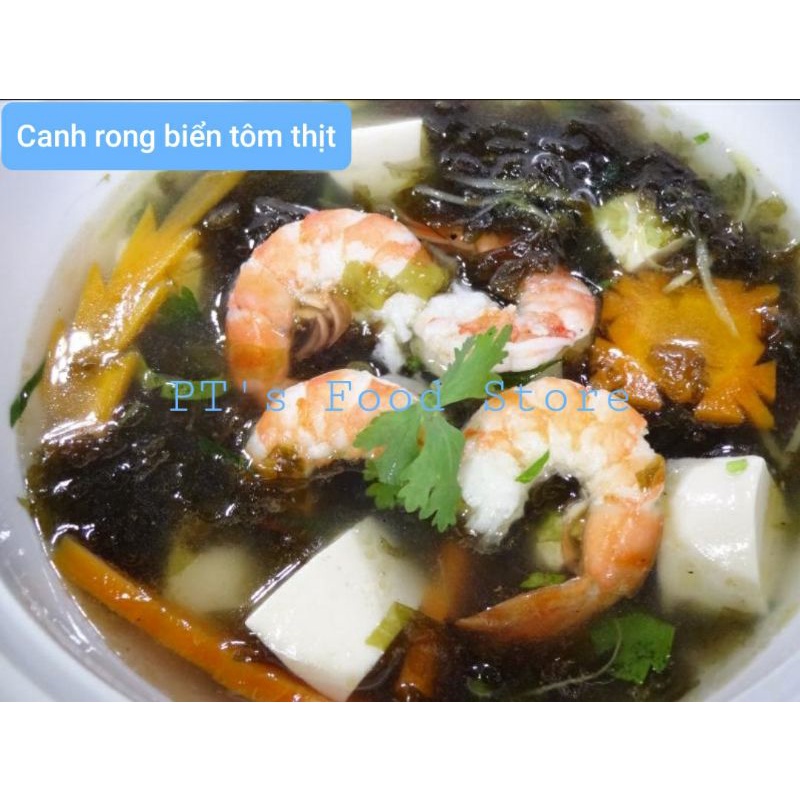 Rong biển nấu canh Bijiang Gói Xanh 50gr (Rong mứt nấu canh, rong biển cháy tỏi)  Nhập khẩu chính hãng