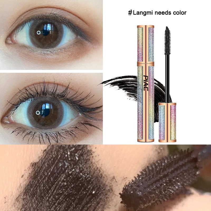 Mascara lấp lánh ánh sao 4D sợi tơ mềm lại chuốt cong dày và dài mi không lem nhòe không thấm nước và mồ hôi lâu trôi | WebRaoVat - webraovat.net.vn