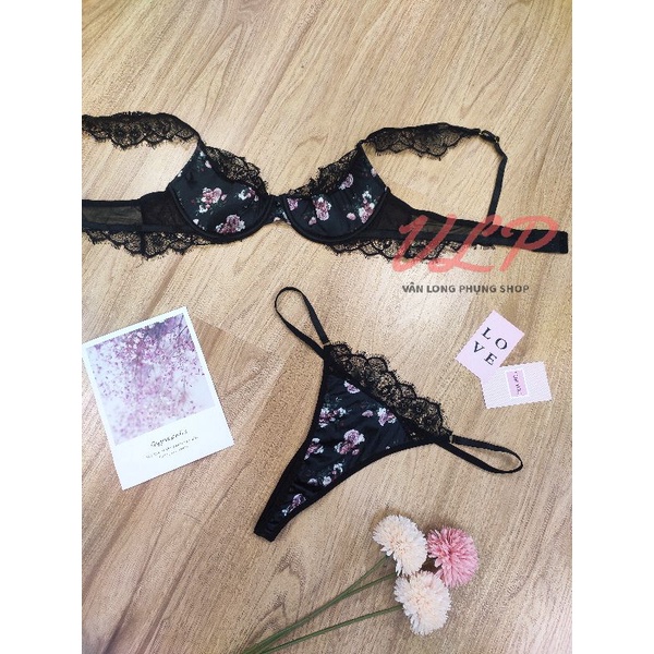 [ĐỘC QUYỀN_70KG] Set nội y hoa lọt khe có mút và gọng cao cấp
