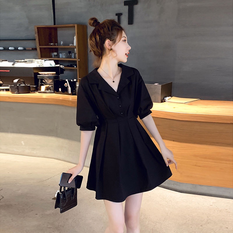 Đầm Cổ Vest Thiết Kế Mới Xinh Xắn Thời Trang Dành Cho Nữ
