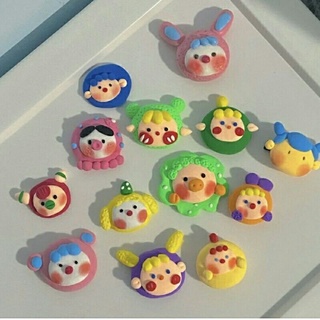 Set 10 hoa đất sét 5cm trang trí 🌼🌺🌹🌻🌸