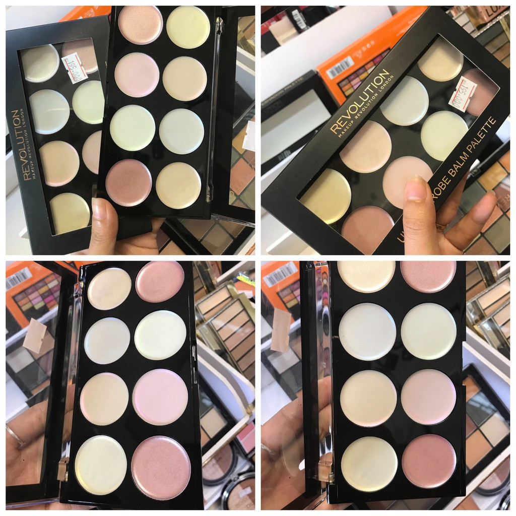 Bảng 3 in 1 phấn má/highlight/ tạo khối Makeup Revolution Ultra Blush Palette (Bill Anh) - Goddess | BigBuy360 - bigbuy360.vn