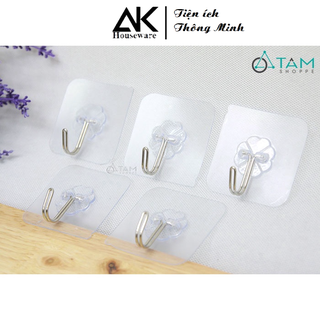 Móc dính tường trong suốt siêu dính siêu chắc siêu bền