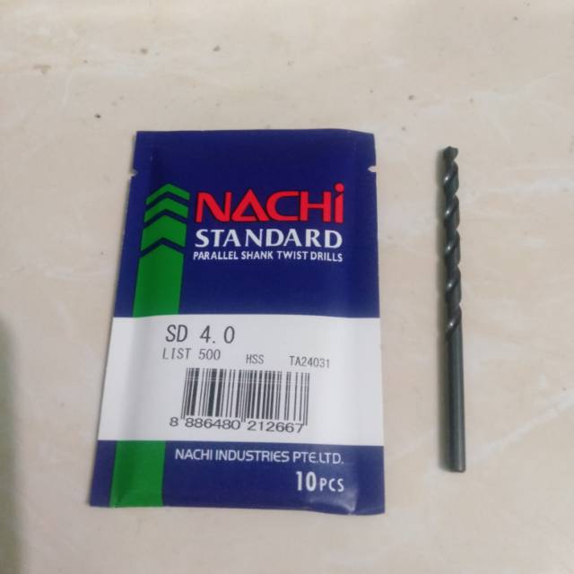 Mũi Khoan Sắt Nachi 4mm Chất Lượng Cao