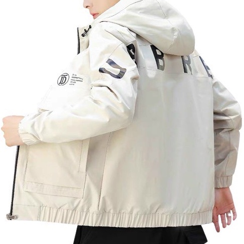 Áo khoác kaki nam nữ chất kaki 2 lớp OBOKFASHION, áo khoác kaki hộp unisex form rộng AKK999