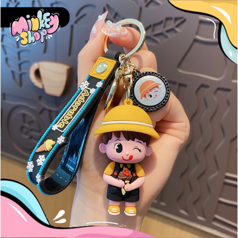 Móc Khóa Đẹp Hình Bé Adorable Dễ Thương phụ kiện Túi Xách -Minkey