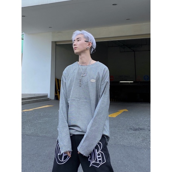 [Mã 12FASHIONSALE1 giảm 10K đơn 50K] Áo dài tay OMBRE TWEED SWEATER | BigBuy360 - bigbuy360.vn