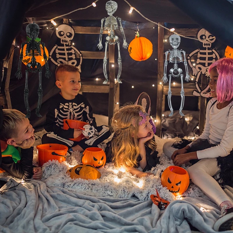 1 Bộ Xương Phát Sáng Trong Bóng Tối Trang Trí Halloween