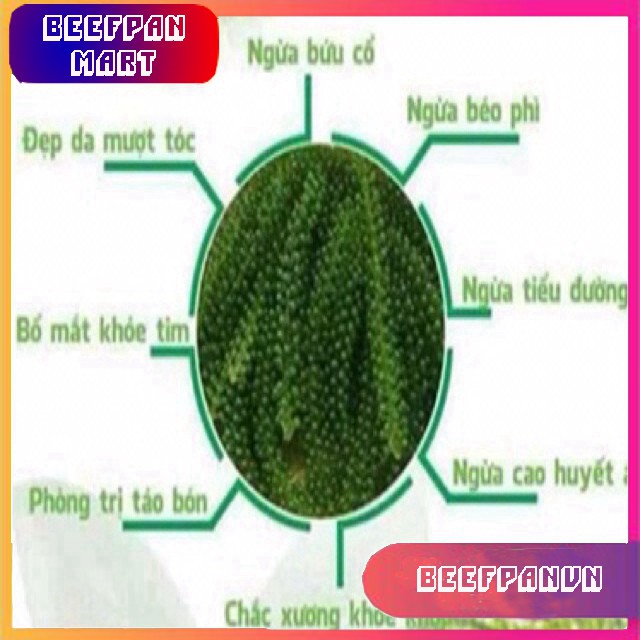 Combo 1 Gói Rong Nho Tách Nước Khánh Hoà 25Gr + 1 Gói Mè Rang 15ml | BigBuy360 - bigbuy360.vn