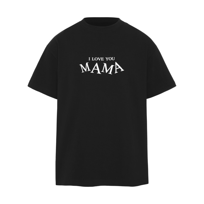 Áo thun I LOVE YOU MAMA BLACK