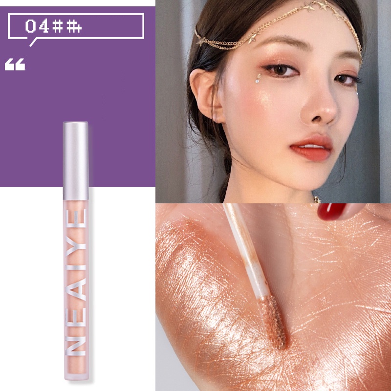 Kem Bắt Sáng/Tạo Khối Tông Nhũ Kim Cương 4 Màu Tùy Chọn Lâu Trôi