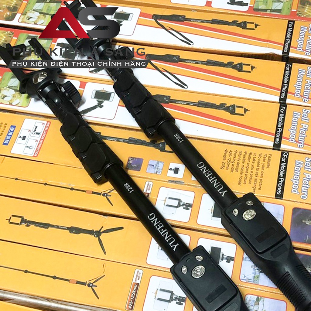 GẬY TỰ SƯỚNG KÈM ĐIỀU KHIỂN BLUETOOTH CHO ĐIỆN THOẠI YUNTENG YT - 1288 | BigBuy360 - bigbuy360.vn